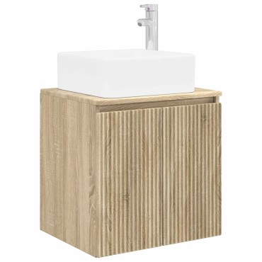 vidaXL Σετ Επίπλων Μπάνιου 5 τεμ. Sonoma Δρυς 33x34,5x100 εκ