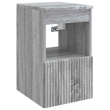 vidaXL Σετ Επίπλων Μπάνιου 5 τεμ. Γκρι Sonoma 33x34,5x160 εκ