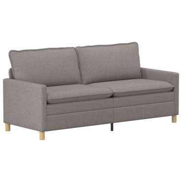 vidaXL Σετ Καναπέ 2 τεμ. Taupe Ύφασμα 196x81x87,5cm  Διθέσιος