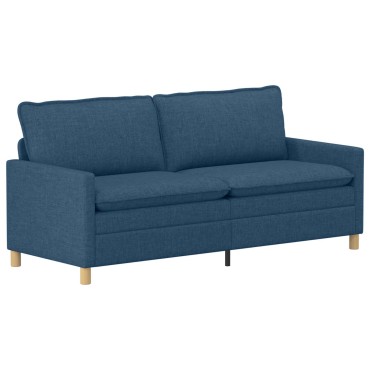 vidaXL Σετ Καναπέ 2 τεμ. Μπλε Ύφασμα 196x81x87,5cm  Διθέσιος