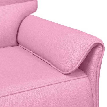 vidaXL Σετ Καναπέ 2 τεμ. Ροζ Ύφασμα 138x83x95cm  Διθέσιος