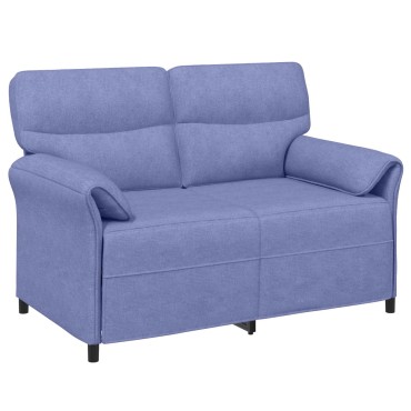 vidaXL Σετ Καναπέ 2 τεμ. Μπλε τζην Ύφασμα 138x83x95cm  Διθέσιος