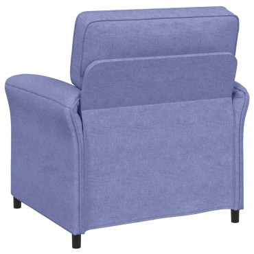 vidaXL Σετ Καναπέ 2 τεμ. Μπλε τζην Ύφασμα 138x83x95cm  Διθέσιος
