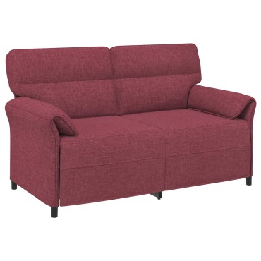 vidaXL Σετ Καναπέ 2 τεμ. Κόκκινο Ύφασμα 158x83x95cm  Διθέσιος