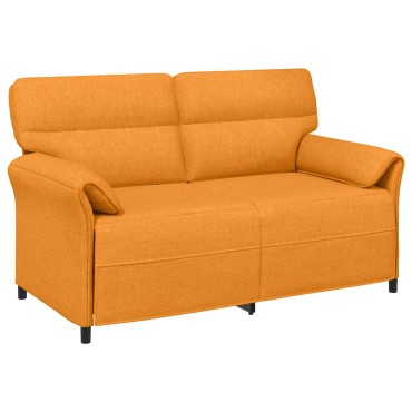 vidaXL Σετ Καναπέ 2 τεμ. Σκούρο κίτρινο Ύφασμα 158x83x95cm  Διθέσιος