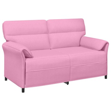 vidaXL Σετ Καναπέ 2 τεμ. Ροζ Ύφασμα 158x83x95cm  Διθέσιος