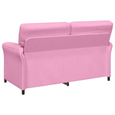 vidaXL Σετ Καναπέ 2 τεμ. Ροζ Ύφασμα 158x83x95cm  Διθέσιος
