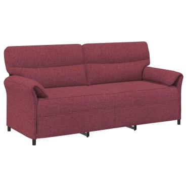 vidaXL Σετ Καναπέ 2 τεμ. Κόκκινο Ύφασμα 198x83x95cm  Διθέσιος