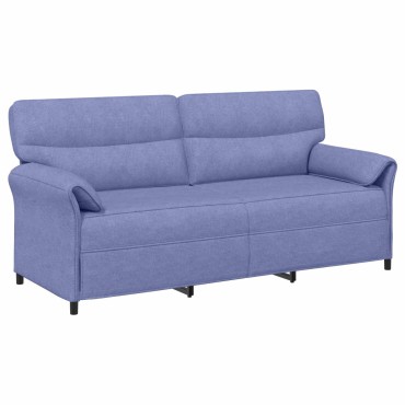 vidaXL Σετ Καναπέ 2 τεμ. Μπλε τζην Ύφασμα 198x83x95cm  Διθέσιος