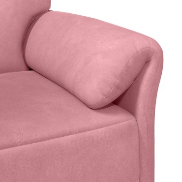 vidaXL Σετ Καναπέ 2 τεμ. Ροζ Βελούδο 138x83x95cm  Διθέσιος