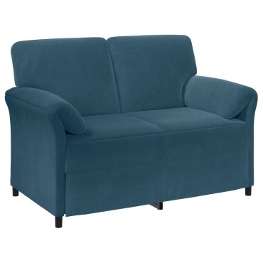 vidaXL Σετ Καναπέ 2 τεμ. Μπλε Βελούδο 138x83x95cm  Διθέσιος