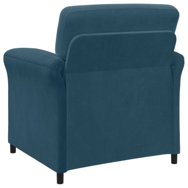 vidaXL Σετ Καναπέ 2 τεμ. Μπλε Βελούδο 138x83x95cm  Διθέσιος