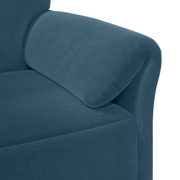 vidaXL Σετ Καναπέ 2 τεμ. Μπλε Βελούδο 138x83x95cm  Διθέσιος