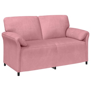 vidaXL Σετ Καναπέ 2 τεμ. Ροζ Βελούδο 158x83x95cm  Διθέσιος