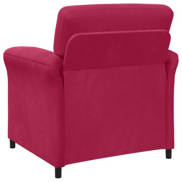 vidaXL Σετ Καναπέ 2 τεμ. Κόκκινο Βελούδο 158x83x95cm  Διθέσιος