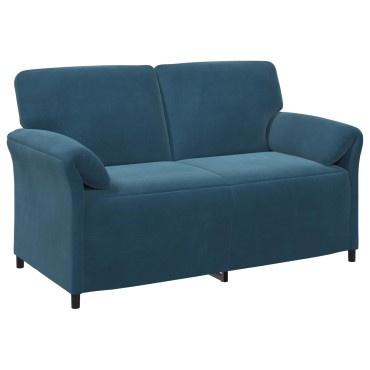 vidaXL Σετ Καναπέ 2 τεμ. Μπλε Βελούδο 158x83x95cm  Διθέσιος