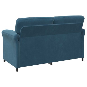 vidaXL Σετ Καναπέ 2 τεμ. Μπλε Βελούδο 158x83x95cm  Διθέσιος