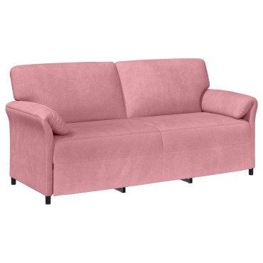 vidaXL Σετ Καναπέ 2 τεμ. Ροζ Βελούδο 198x83x95cm  Διθέσιος