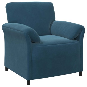 vidaXL Σετ Καναπέ 2 τεμ. Μπλε Βελούδο 198x83x95cm  Διθέσιος