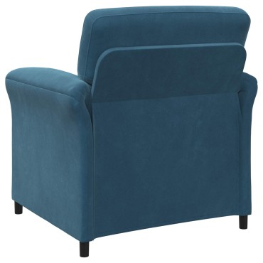 vidaXL Σετ Καναπέ 2 τεμ. Μπλε Βελούδο 198x83x95cm  Διθέσιος