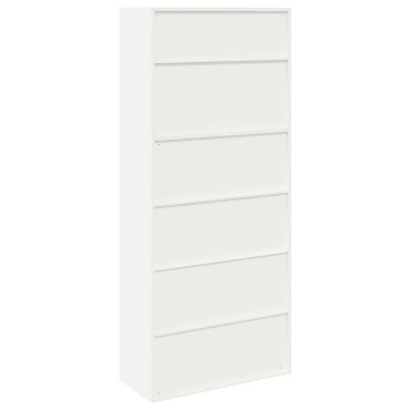 vidaXL Ντουλάπι αποθήκευσης 2 τεμ. Λευκό 90x40x210cm Ατσάλι