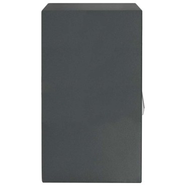 vidaXL Ψηφιακό Ασφαλές Σκούρο γκρι 40 x 35 x 60 εκ. Ατσάλι