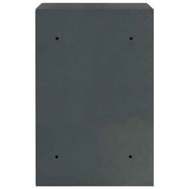 vidaXL Ψηφιακό Ασφαλές Σκούρο γκρι 40 x 35 x 60 εκ. Ατσάλι