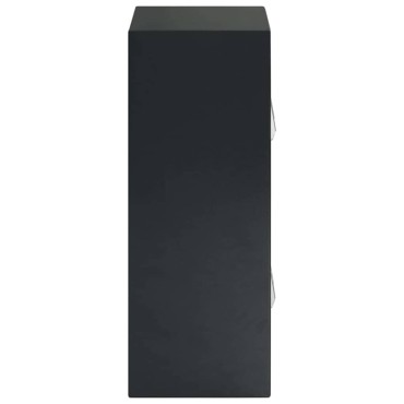 vidaXL Ψηφιακό Ασφαλές Σκούρο γκρι 35 x 31 x 80 εκ. Ατσάλι