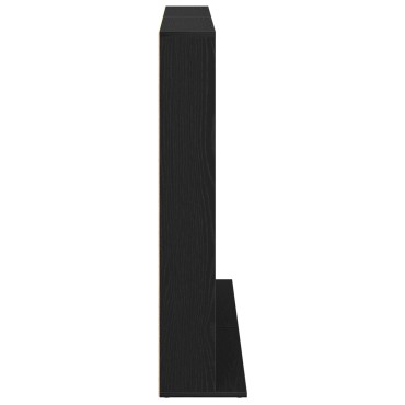 vidaXL Ντουλάπα CD 2 τεμ. Μαύρη Δρυς 65x23,5x97,5cm