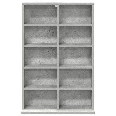 vidaXL Ντουλάπα CD Γκρι Σκυροδέματος 65x23,5x97,5cm