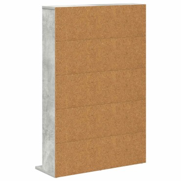 vidaXL Ντουλάπα CD Γκρι Σκυροδέματος 65x23,5x97,5cm