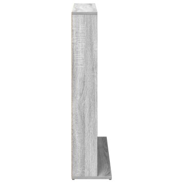 vidaXL Ντουλάπα CD Γκρι Sonoma 65x23,5x97,5cm Επεξεργασμένο Ξύλο