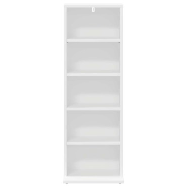 vidaXL Ντουλάπα CD Λευκό 33x23,5x97,5cm Επεξεργασμένο Ξύλο