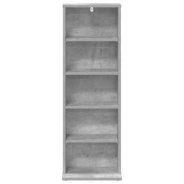 vidaXL Ντουλάπα CD Γκρι Σκυροδέματος 33x23,5x97,5cm
