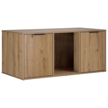 vidaXL Έπιπλο Κλουβί Γάτας Artisan Δρυς 100 x 49 x 45 εκ.