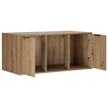 vidaXL Έπιπλο Κλουβί Γάτας Artisan Δρυς 100 x 49 x 45 εκ.