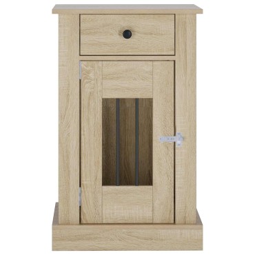 vidaXL Έπιπλο για κλουβί σκύλου Sonoma Δρυς 50 x 47,5 x 80 εκ.