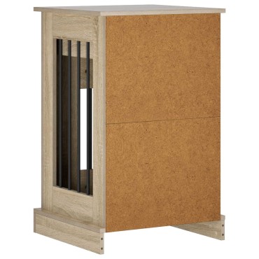 vidaXL Έπιπλο για κλουβί σκύλου Sonoma Δρυς 50 x 47,5 x 80 εκ.