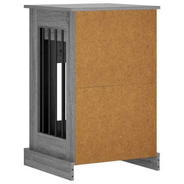 vidaXL Έπιπλο για κλουβί σκύλου Γκρι Sonoma 50 x 47,5 x 80 εκ.