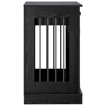 vidaXL Έπιπλο για κλουβί σκύλου Μαύρη Δρυς 50 x 47,5 x 80 εκ.