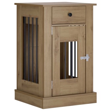 vidaXL Έπιπλο για κλουβί σκύλου Artisan Δρυς 50 x 47,5 x 80 εκ.