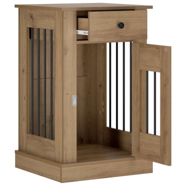 vidaXL Έπιπλο για κλουβί σκύλου Artisan Δρυς 50 x 47,5 x 80 εκ.