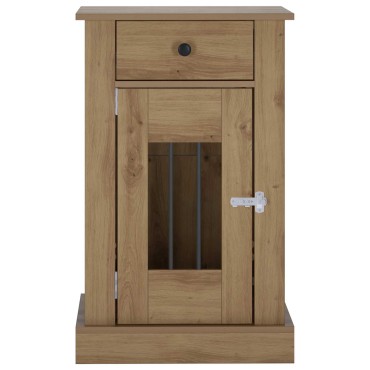 vidaXL Έπιπλο για κλουβί σκύλου Artisan Δρυς 50 x 47,5 x 80 εκ.