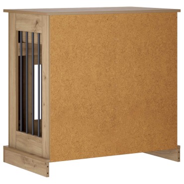 vidaXL Έπιπλο για κλουβί σκύλου Artisan Δρυς 80 x 47,5 x 80 εκ
