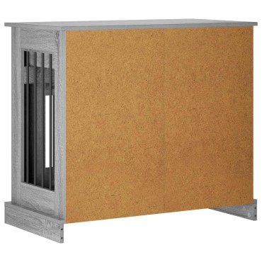 vidaXL Έπιπλο για κλουβί σκύλου Γκρι Sonoma 90 x 47,5 x 80 εκ
