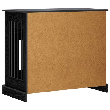 vidaXL Έπιπλο για κλουβί σκύλου Μαύρη Δρυς 90 x 47,5 x 80 εκ