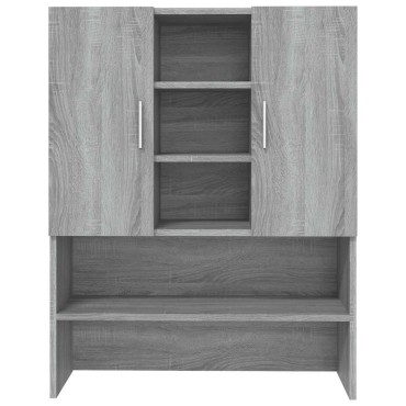 vidaXL Ντουλάπι Πλυντηρίου Γκρι Sonoma 70,5 x 25,5 x 90 εκ.