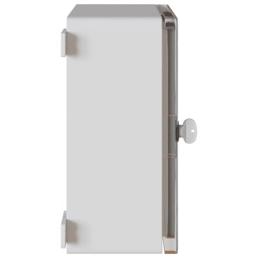 vidaXL Ντουλάπι Ελέγχου Γκρι 37 x 16,5 x 35 εκ ΑΒΣ Πλαστικό