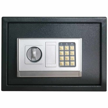 vidaXL Ψηφιακό Ασφαλές Σκούρο γκρι 35 x 25 x 25 εκ. Ατσάλι