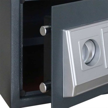 vidaXL Ψηφιακό Ασφαλές Σκούρο γκρι 35 x 25 x 25 εκ. Ατσάλι